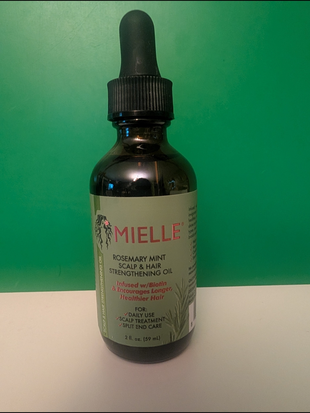 Mielle Rosemary Mint Scalp & Hair Strengthening Oil - Green Label